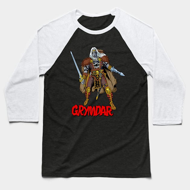 Grymdar 1 Baseball T-Shirt by Blue Moon Comics Group